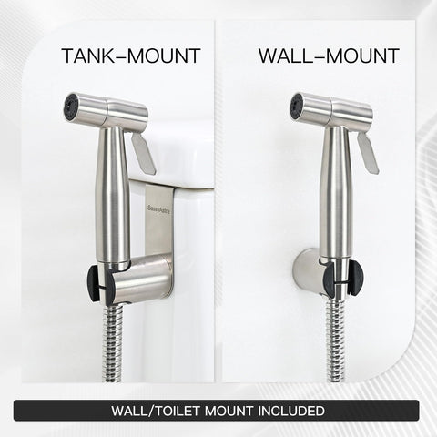 SassyAstra adjustable-head bidet sprayer for personalized water pressure and precise cleaning.