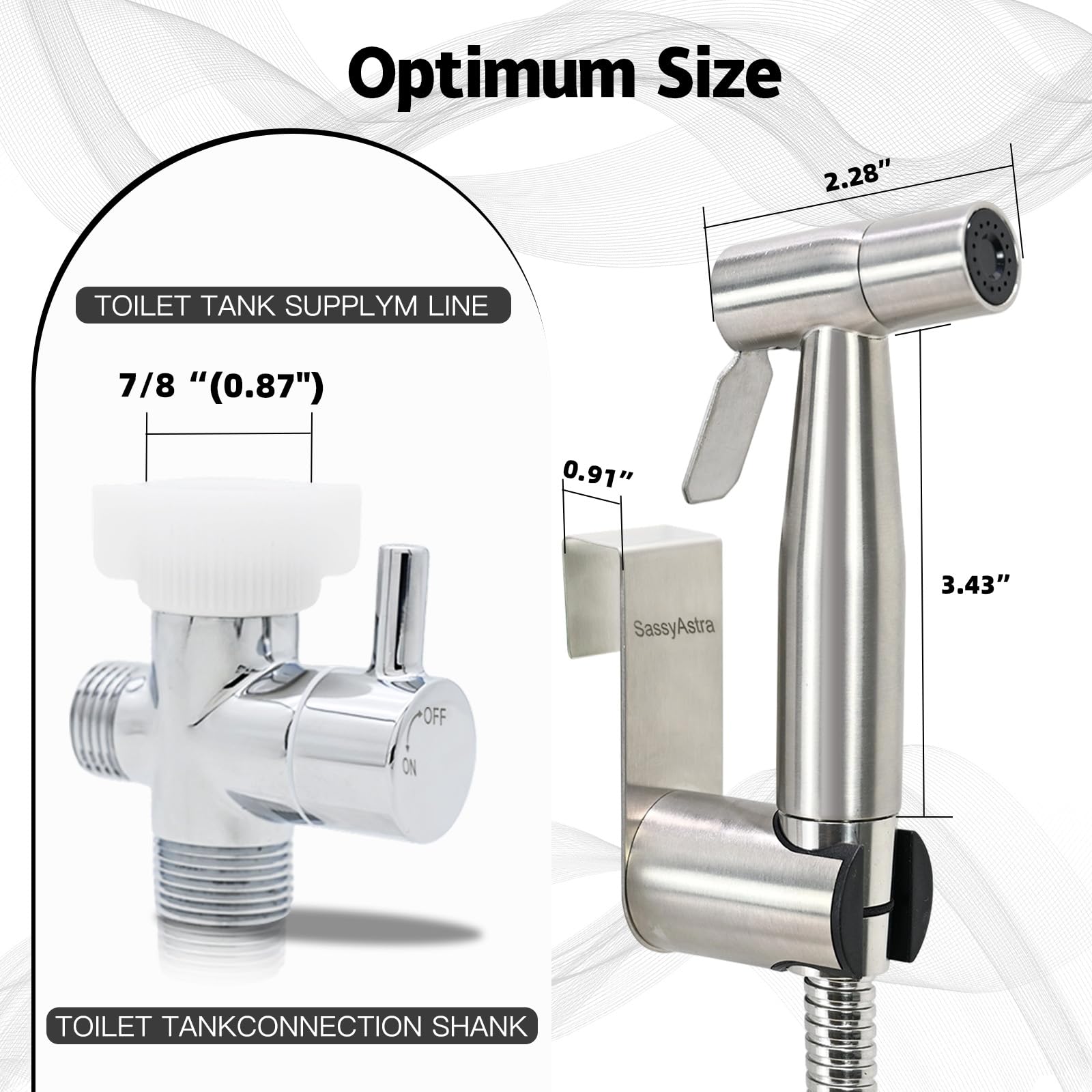 SassyAstra bathroom-hygiene attachment enhances everyday cleaning tasks.