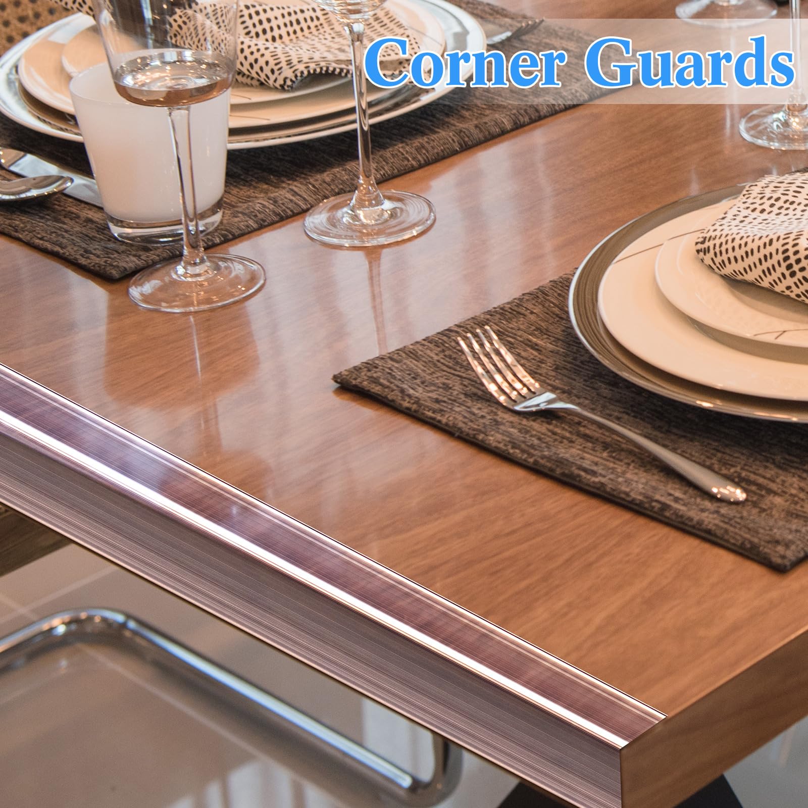 Sasylvia paintable corner guard blends with walls for discreet finish.