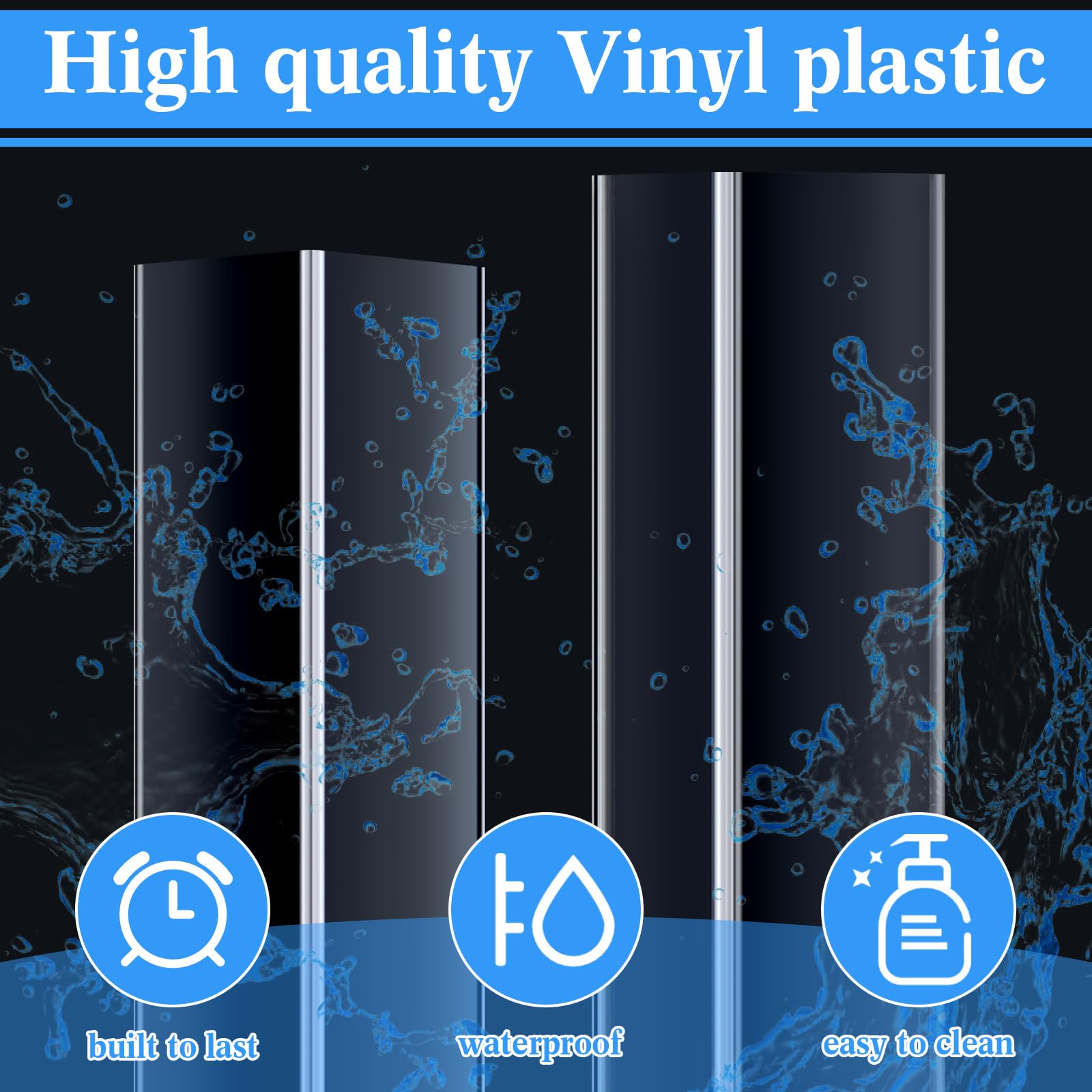 Sasylvia vinyl corner guard closeup shows durable, impact-ready edge protection.