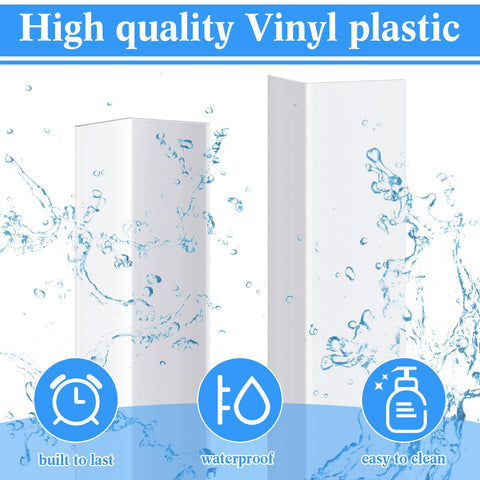 Sasylvia vinyl corner protectors provide durable protection and simple cleaning.
