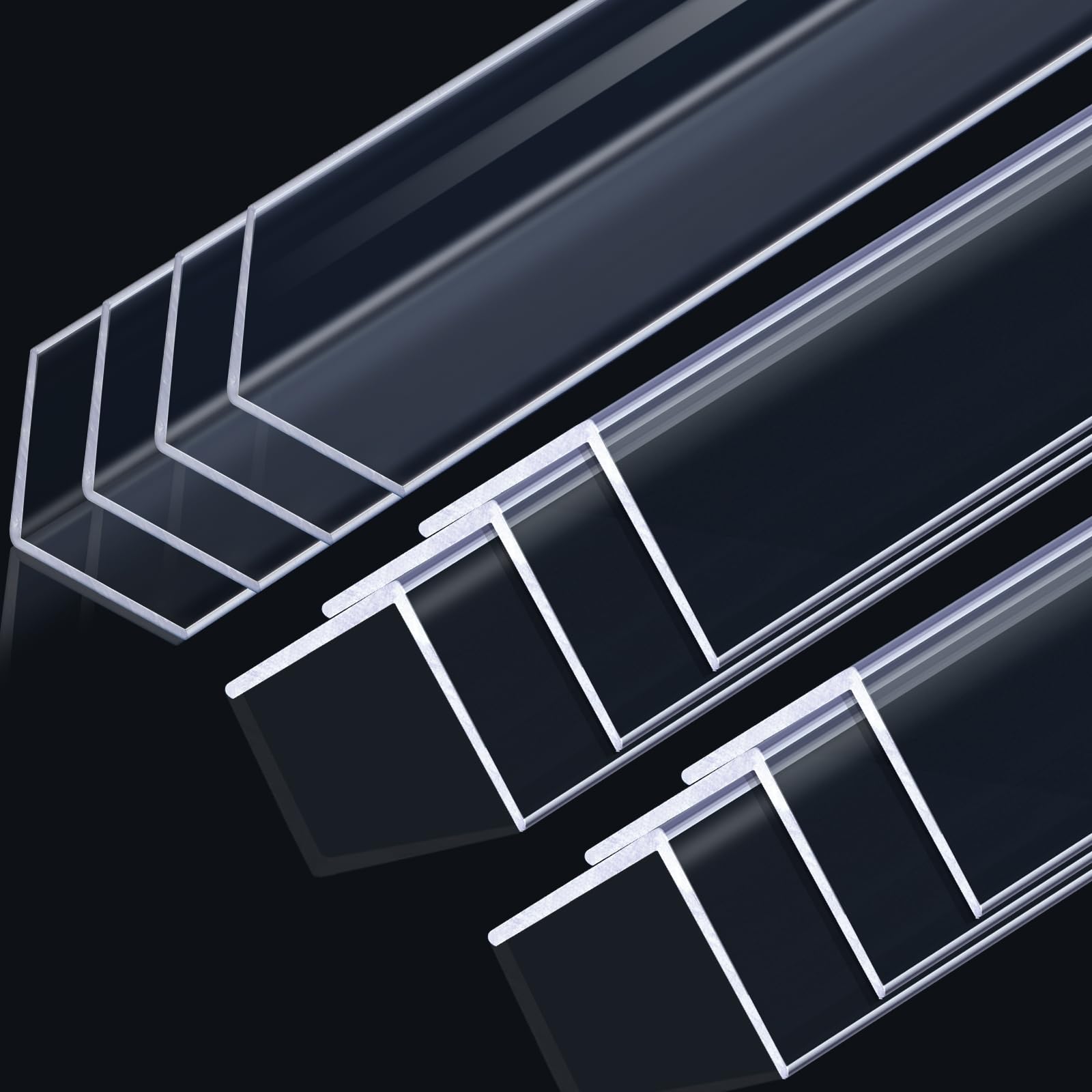 Sasylvia wall corner protectors 10-pack guard edges from bumps and scratches.