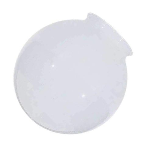 Satco 6-inch white glass globe with 3-1/4-inch fitter, ideal lamp shade replacement