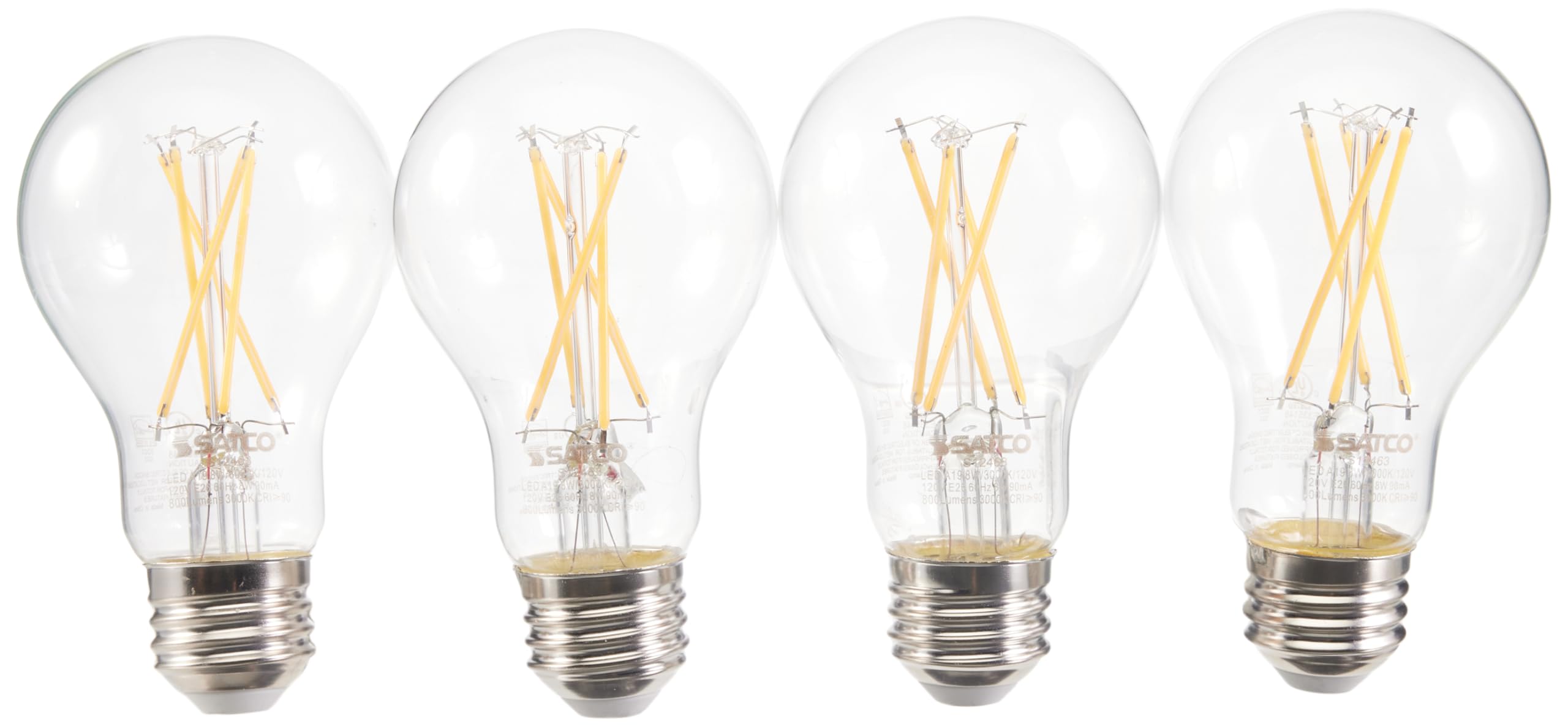 Satco S12463 3000K glow offers even illumination for everyday spaces.
