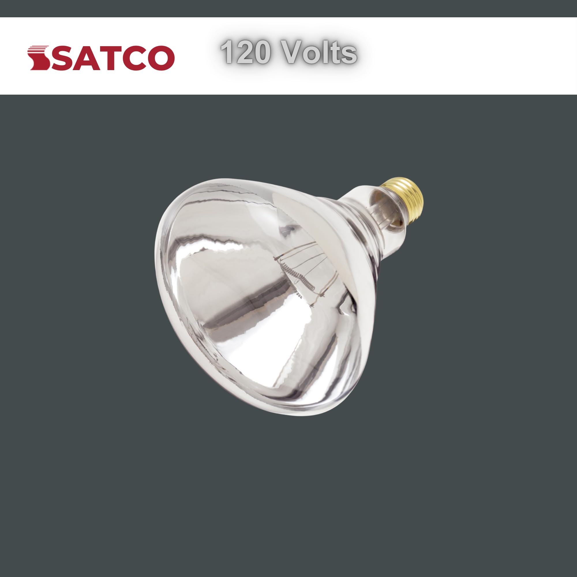 Satco S4999 infrared output at 1190nm for efficient radiant heating.