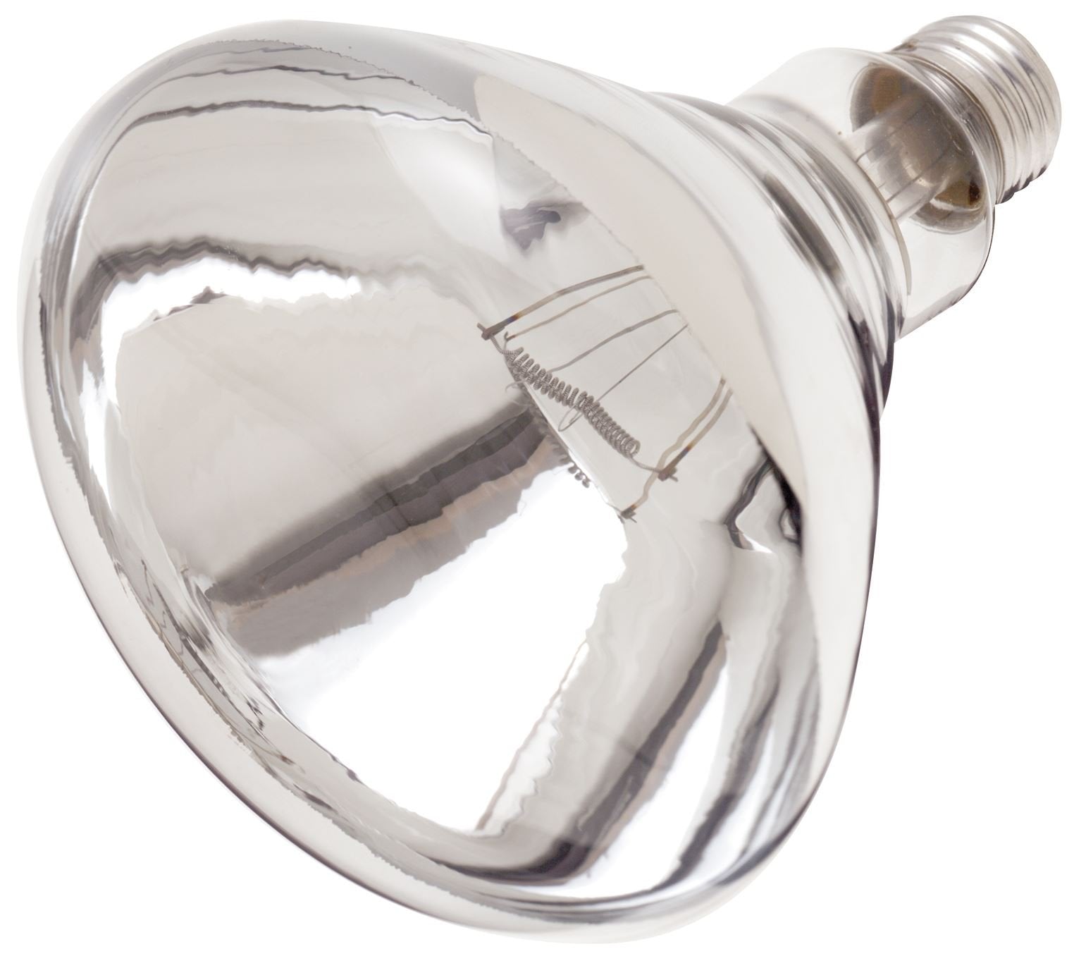 Satco S4999-250R40 Clear Heat Lamp bulb delivering warm, steady heat for kitchens.