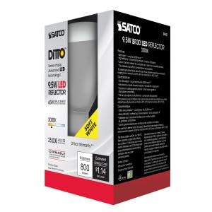 Satco S9621 LED BR30 dimmable bulb for flexible mood lighting