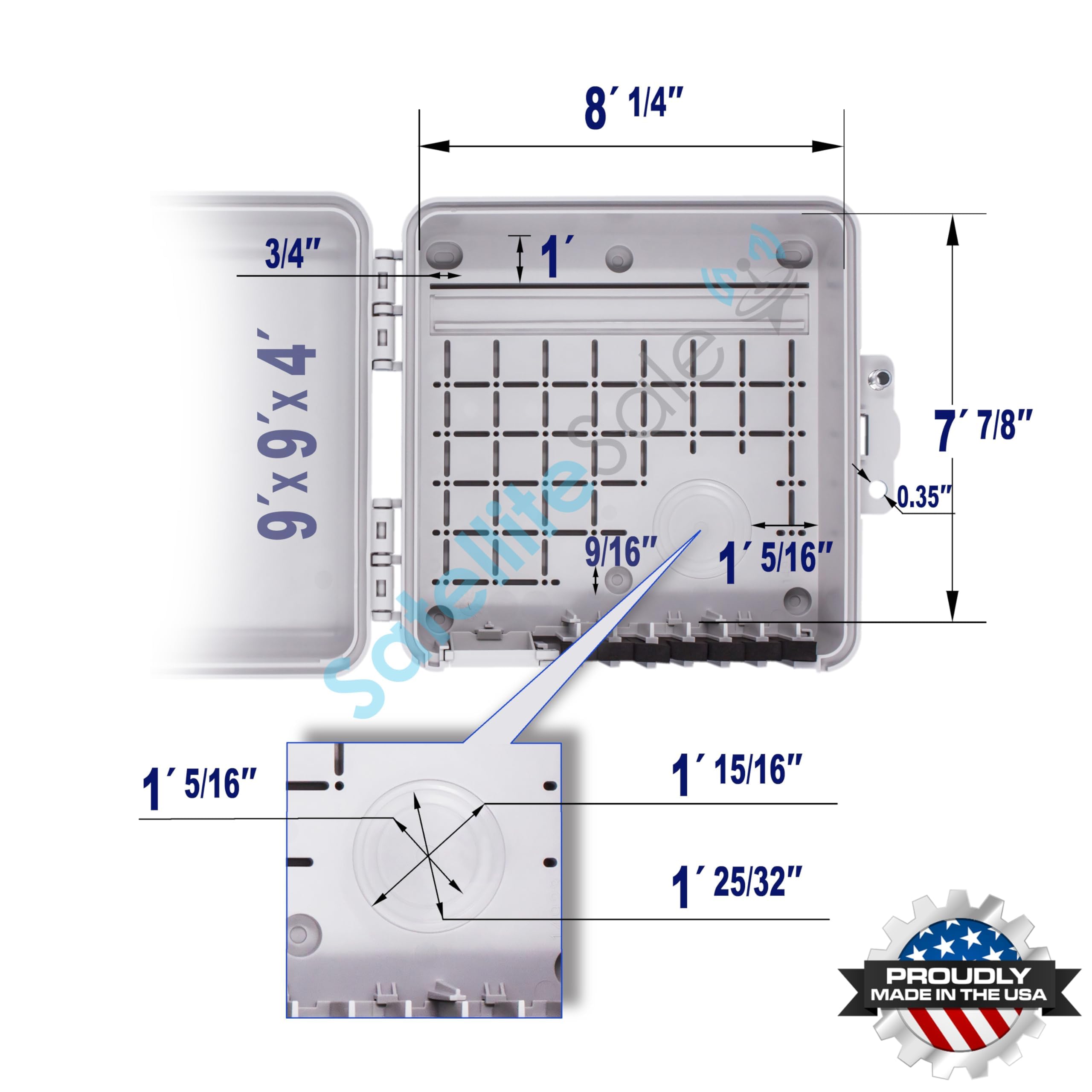 SatelliteSale weatherproof box seal gasket demonstrates reliable weather resistance