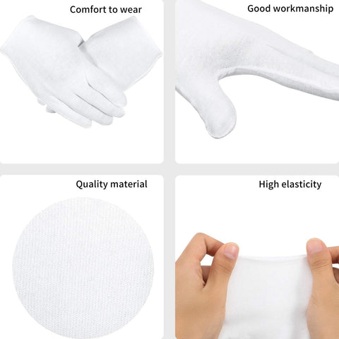 SATINIOR cotton gloves art frames, keep frames clean during setup.