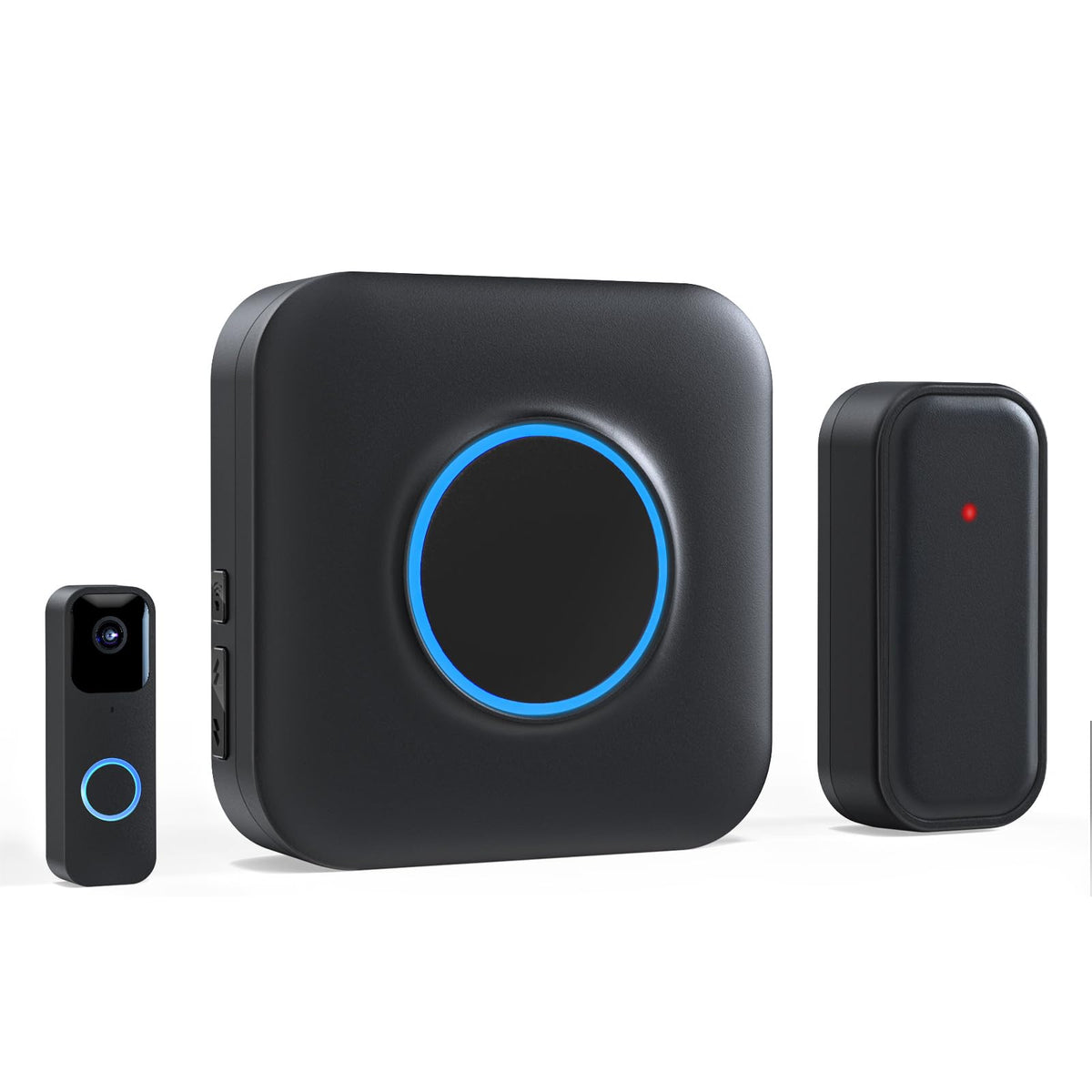 Satisure Blink extender front view showing expanded range for entry alerts
