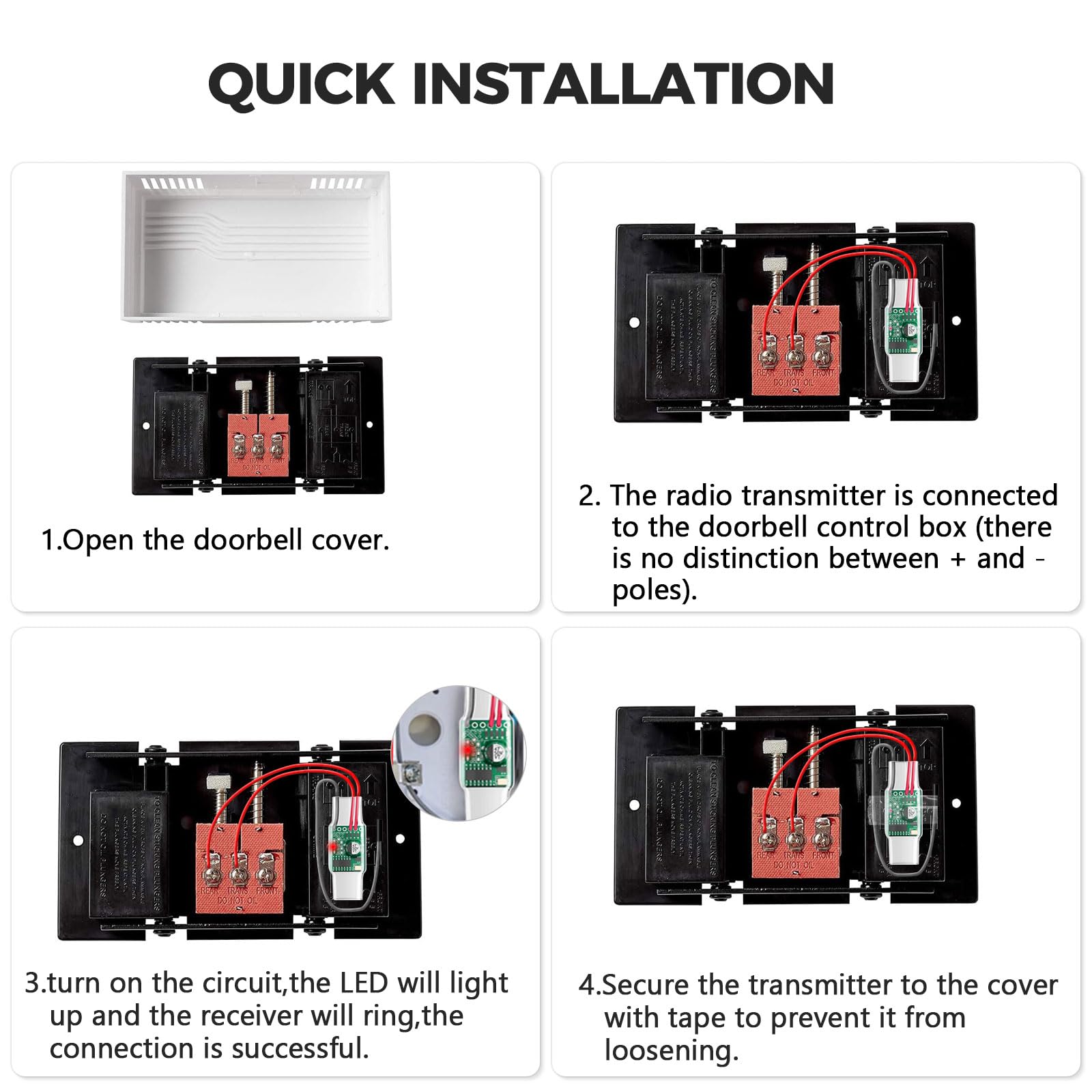 Satisure compact design fits neatly around the door without clutter.