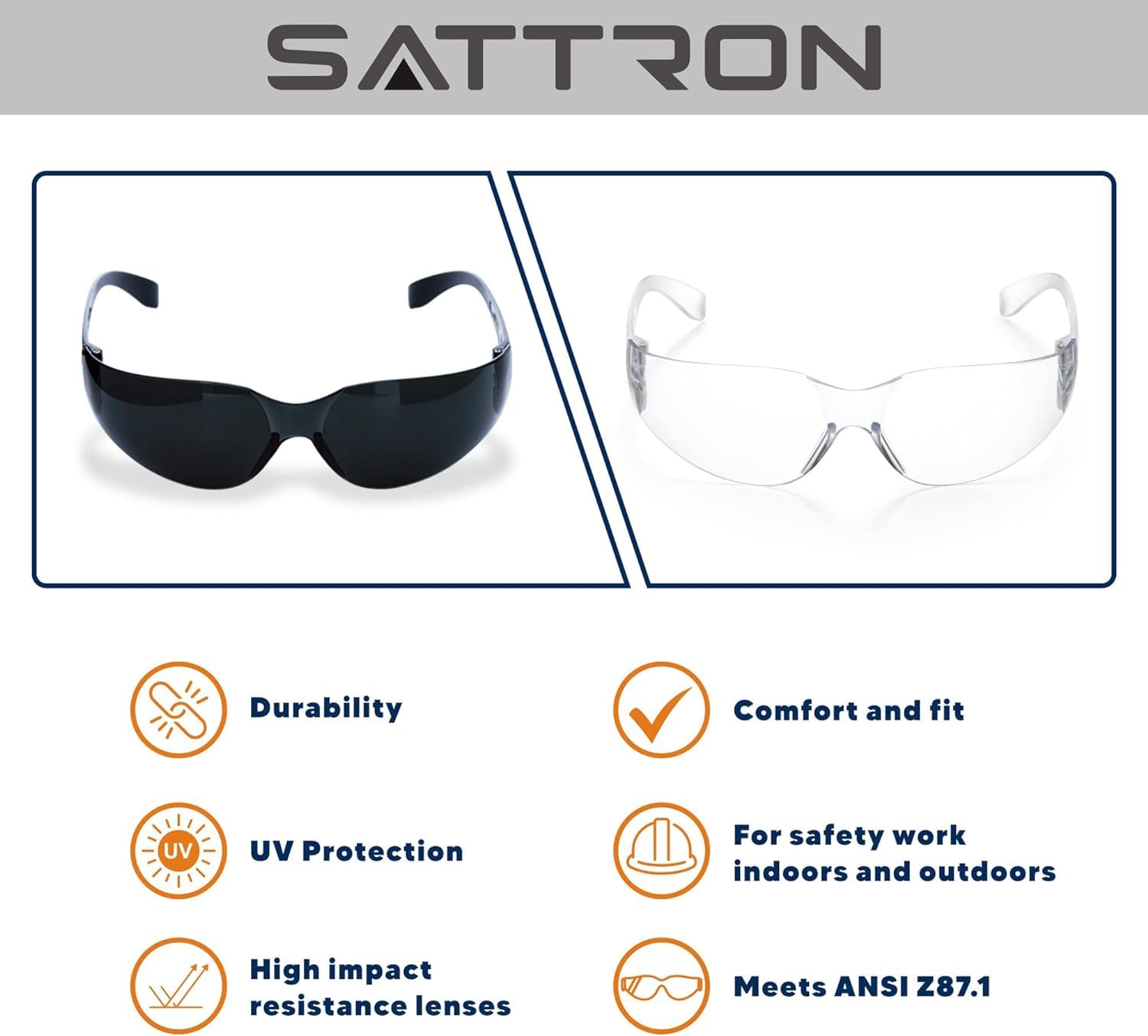 SATTRON wrap-around design ensures secure all-day wear.