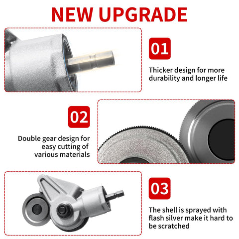 SauHandi Drill Cut Pro reinforced cutting teeth bite through metals