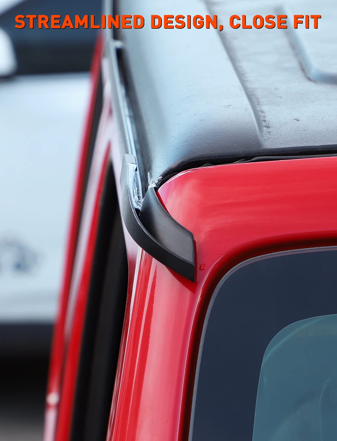 Savadicar exterior accessory in black complements Jeep Wrangler styling.