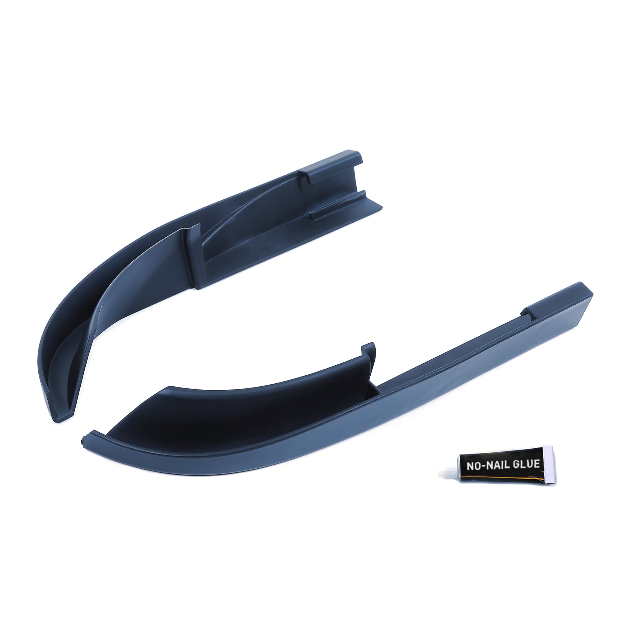 Savadicar rain gutter extensions pack ready for Jeep Wrangler for improved rain diversion.