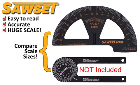 Sawset Pro no-math scales simplify setup, reducing guesswork during cuts.