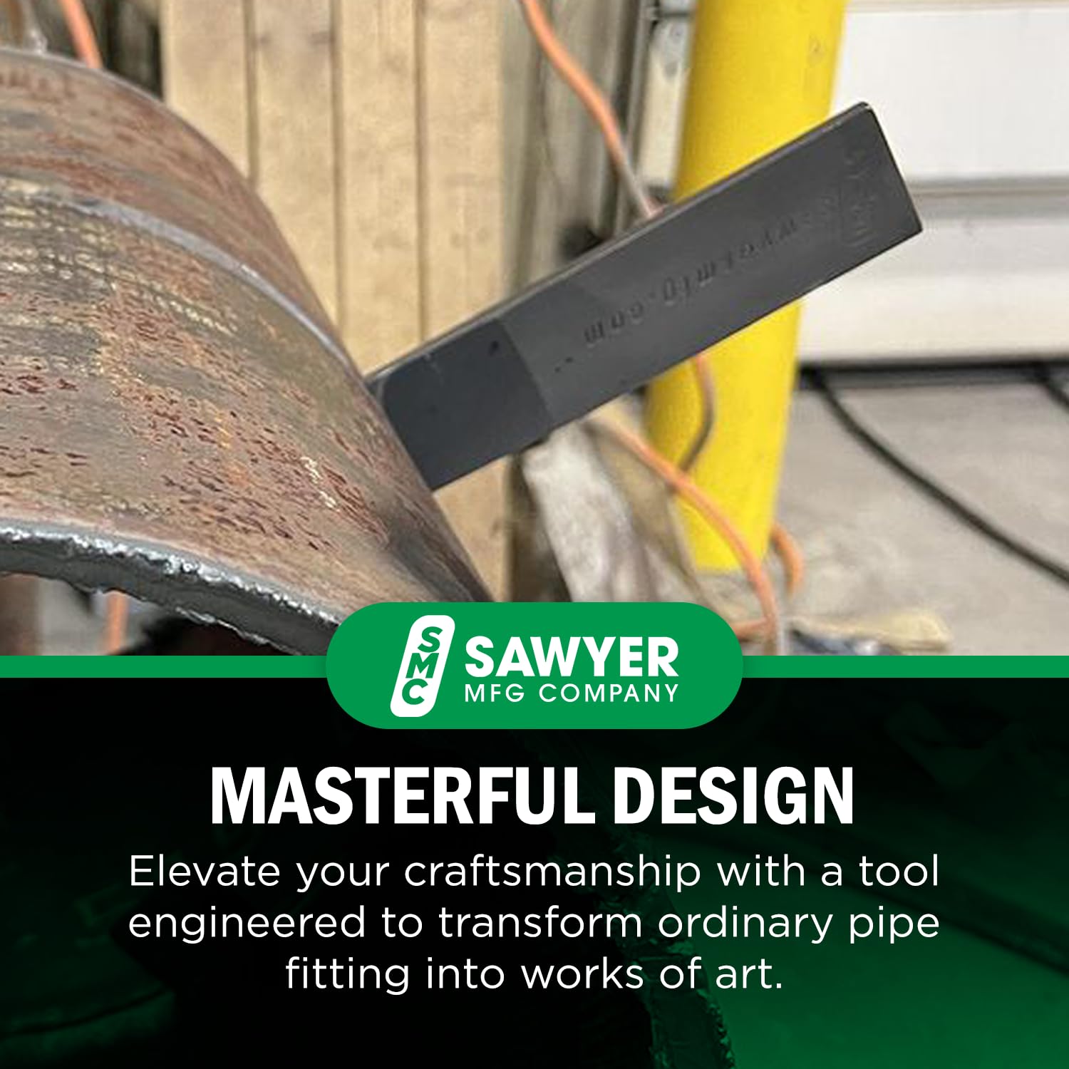 Sawyer Mfg welding wedge in metalwork setup enabling precise spacing