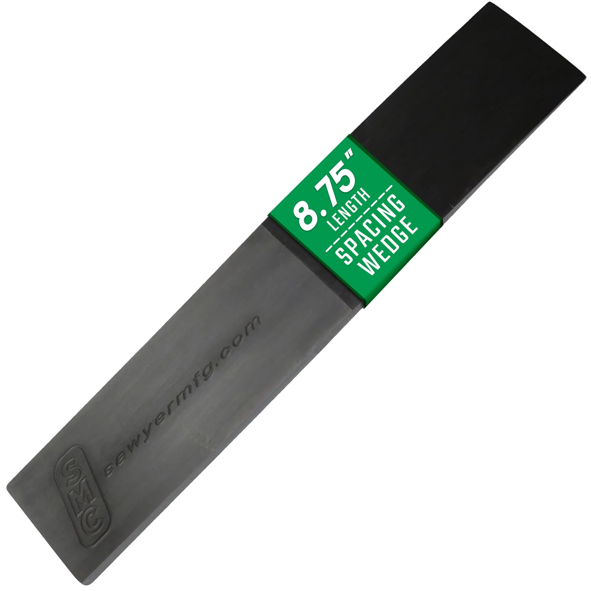 Sawyer Mfg Welding Wedge in use for precise gap adjustment during pipe fitting.