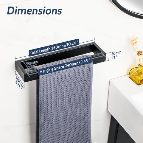 Sayayo horizontal or vertical installation offers flexible towel storage options.