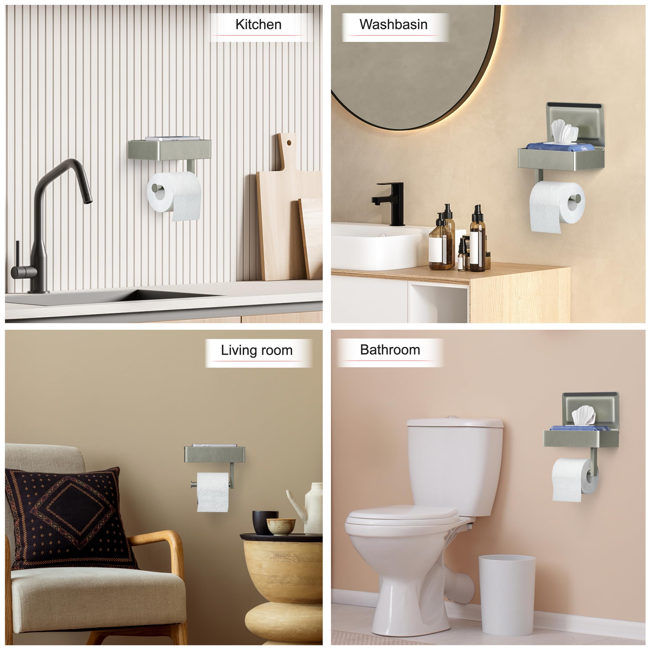 SAYONEYES compact space-saving design fits small bathrooms and powder rooms.
