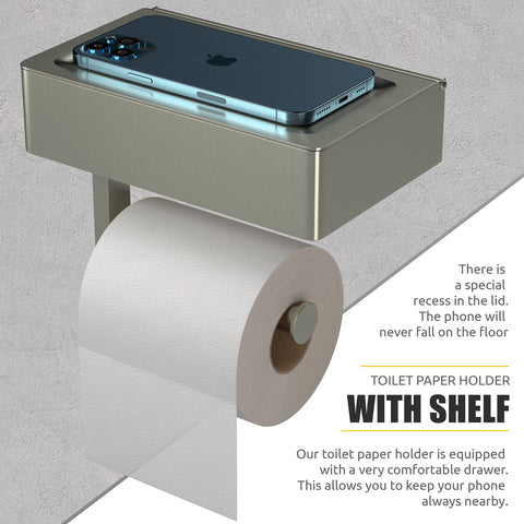 SAYONEYES hidden wipes storage keeps flushable wipes within reach.