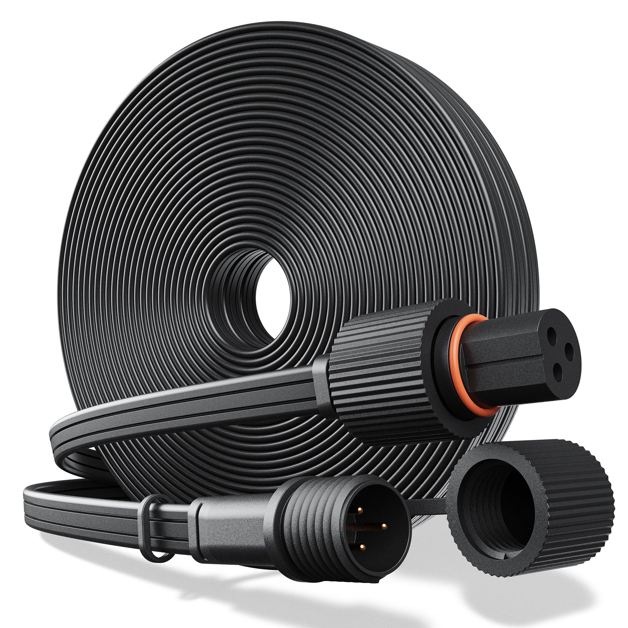 Saysolak 10ft extension cable for outdoor lights enables flexible placement and reliable power connections.