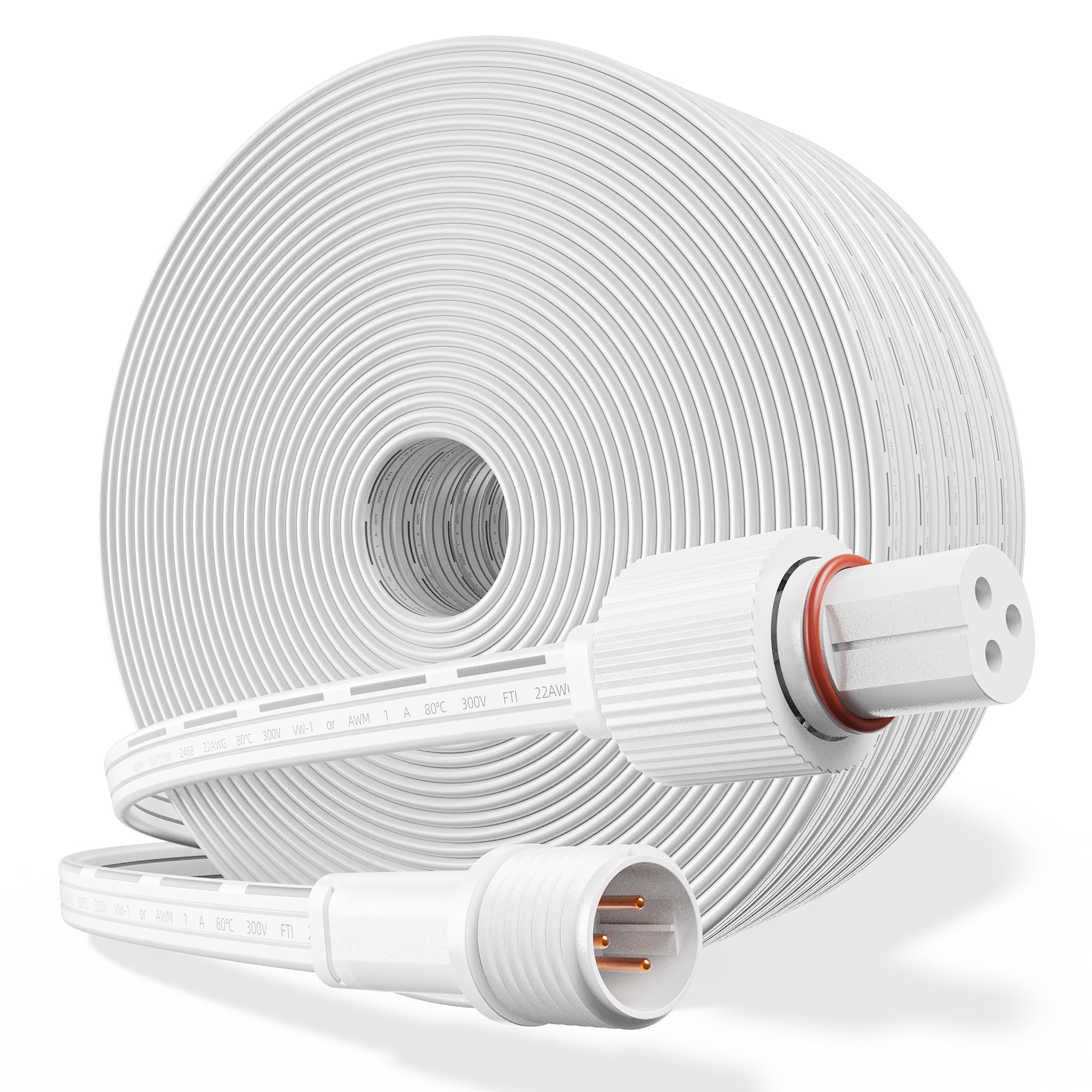 SAYSOLAK 16ft extension cable for Govee outdoor lights enables easy placement and secure connections.