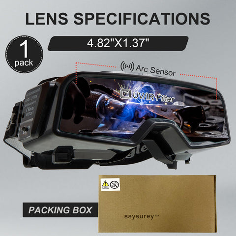 Saysurey welding glasses three-modes system enables versatile tasks.