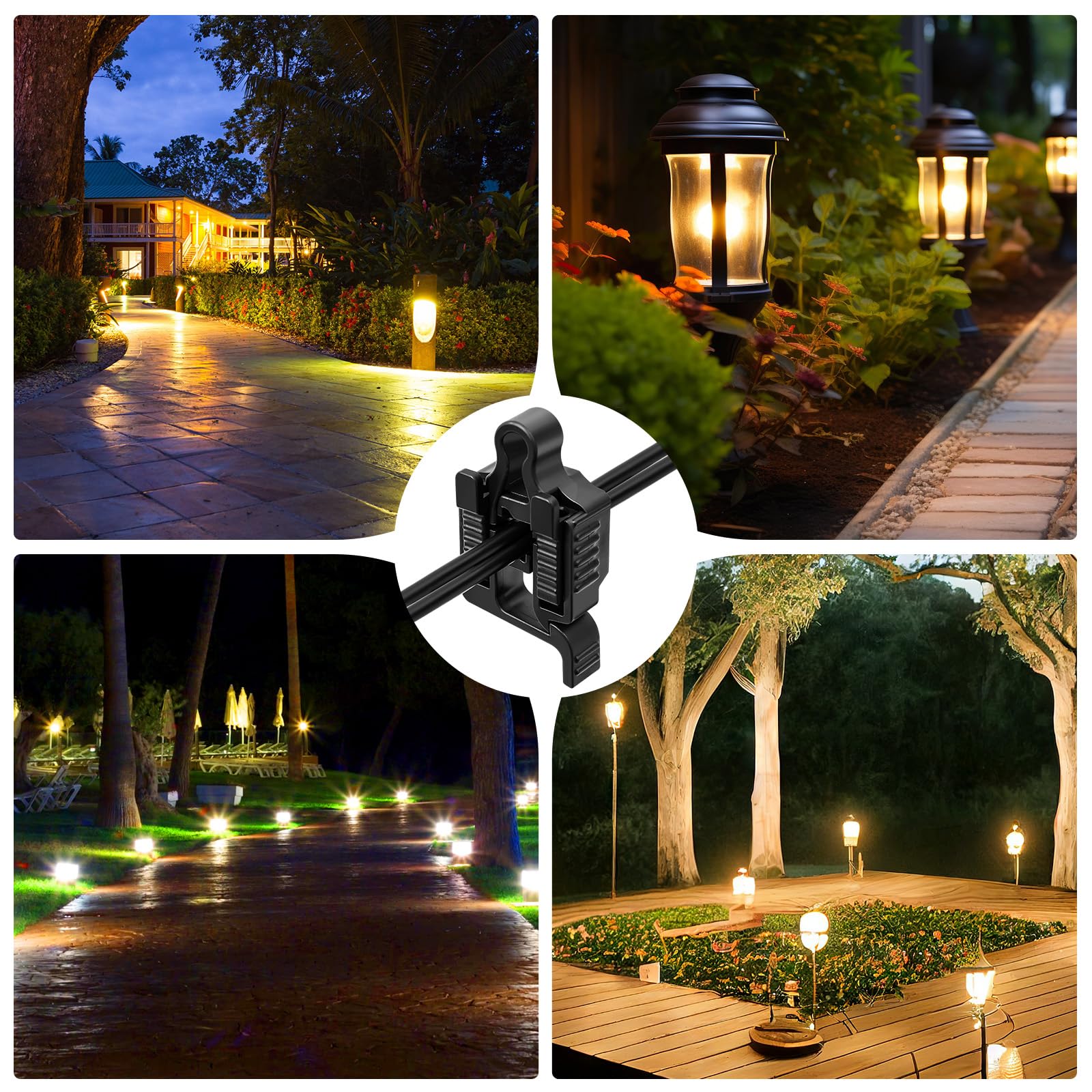 Saysurey wide application supports lawns, driveways, pathways, and garden lighting layouts