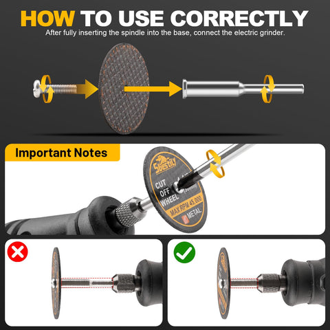 Sbestily compact detail-cutting kit ideal for precise work in tight spots.
