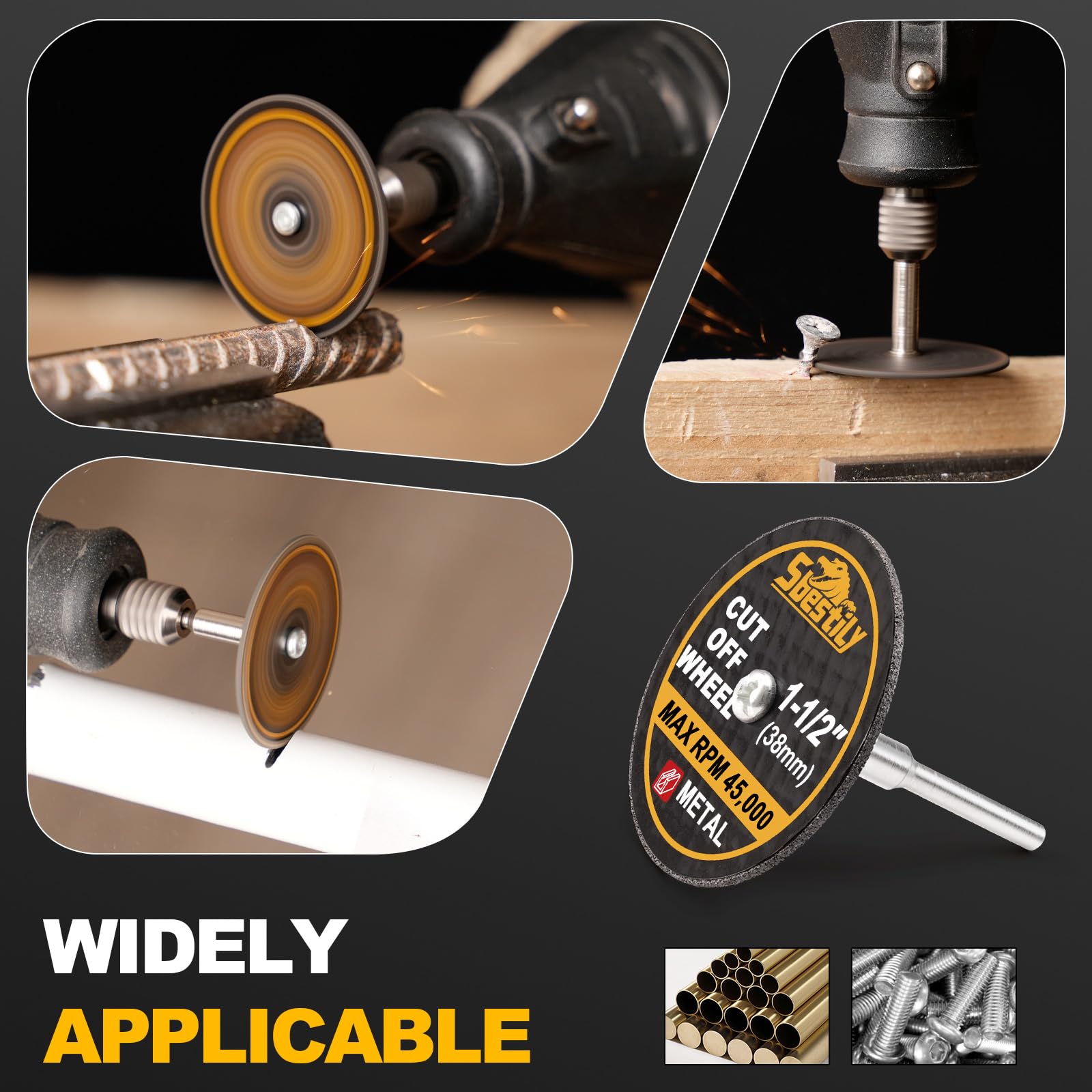 Sbestily fiberglass reinforced disc highlighting strong fracture resistance.