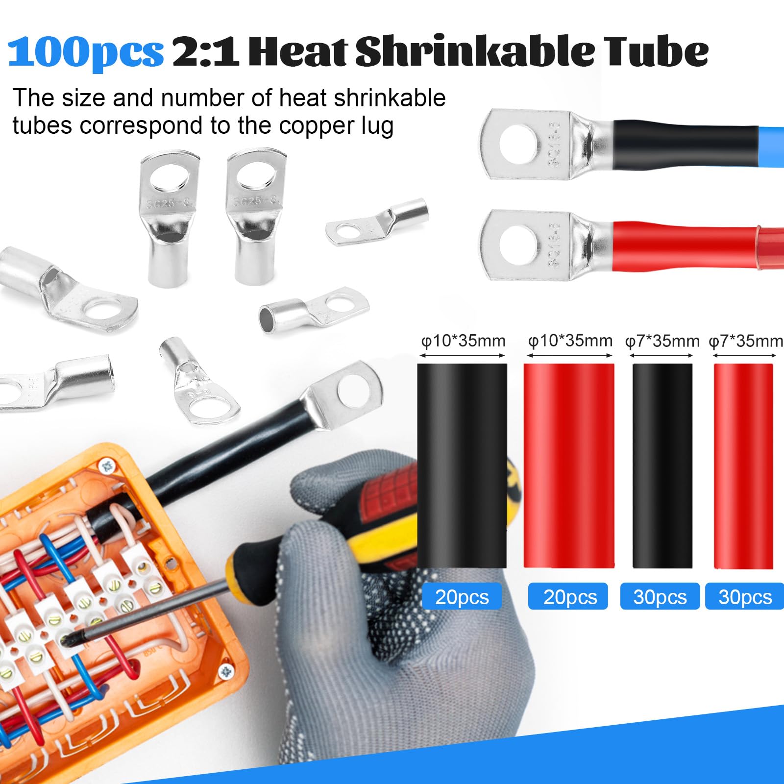 Three-step crimp operation demonstrated with the SBGGRL tool delivering strong, uniform connections.