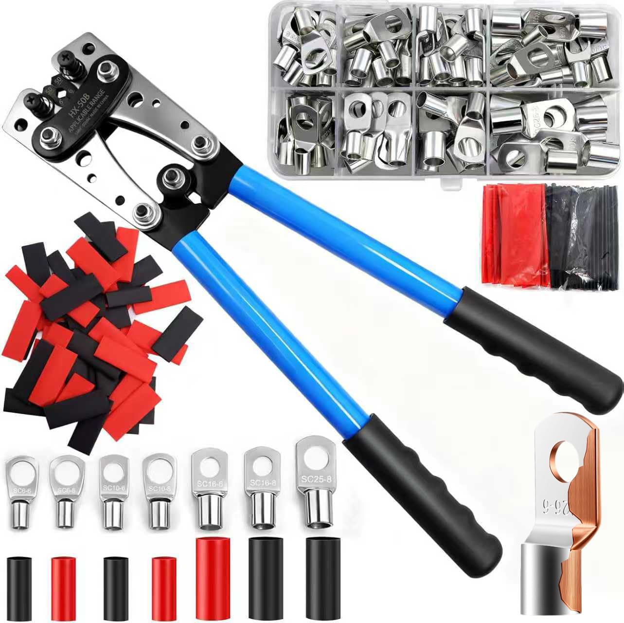 SBGGRL battery-terminal-crimping-tool with ergonomic handle for precise, comfortable crimps.
