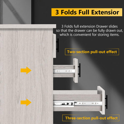 SBUUBKI side-mount drawer slides with screws ready for installation.