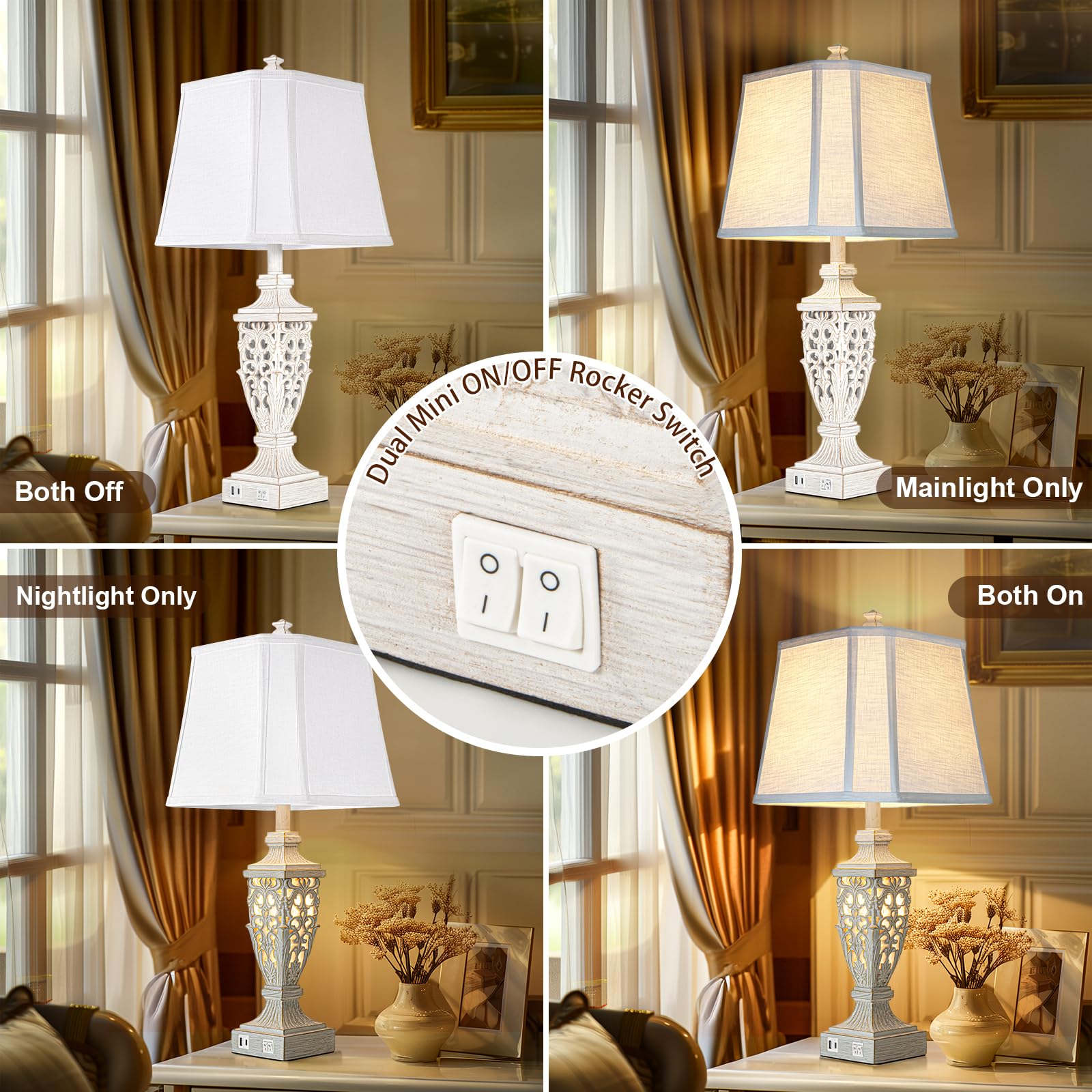 Scenekoy 28-5 inch lamp night light glow ideal for cozy bedrooms