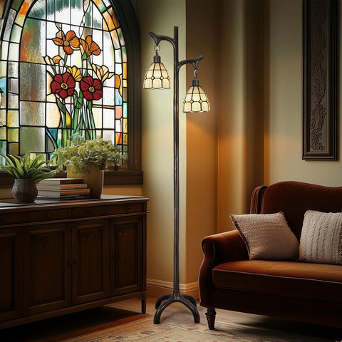 Scenekoy two included 9W bulbs ready for immediate ambiance.