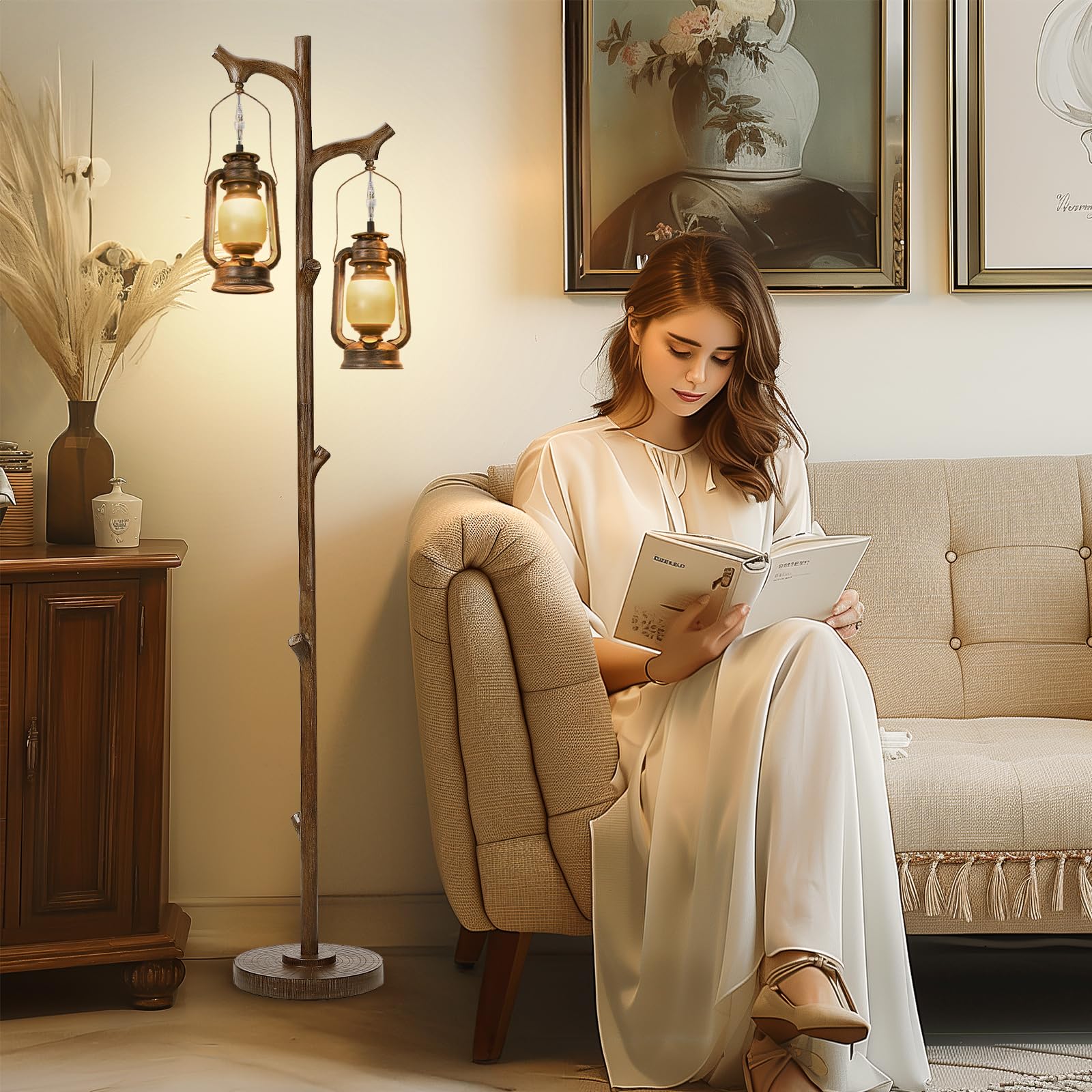 Scenekoy two included E26 bulbs provide instant illumination.