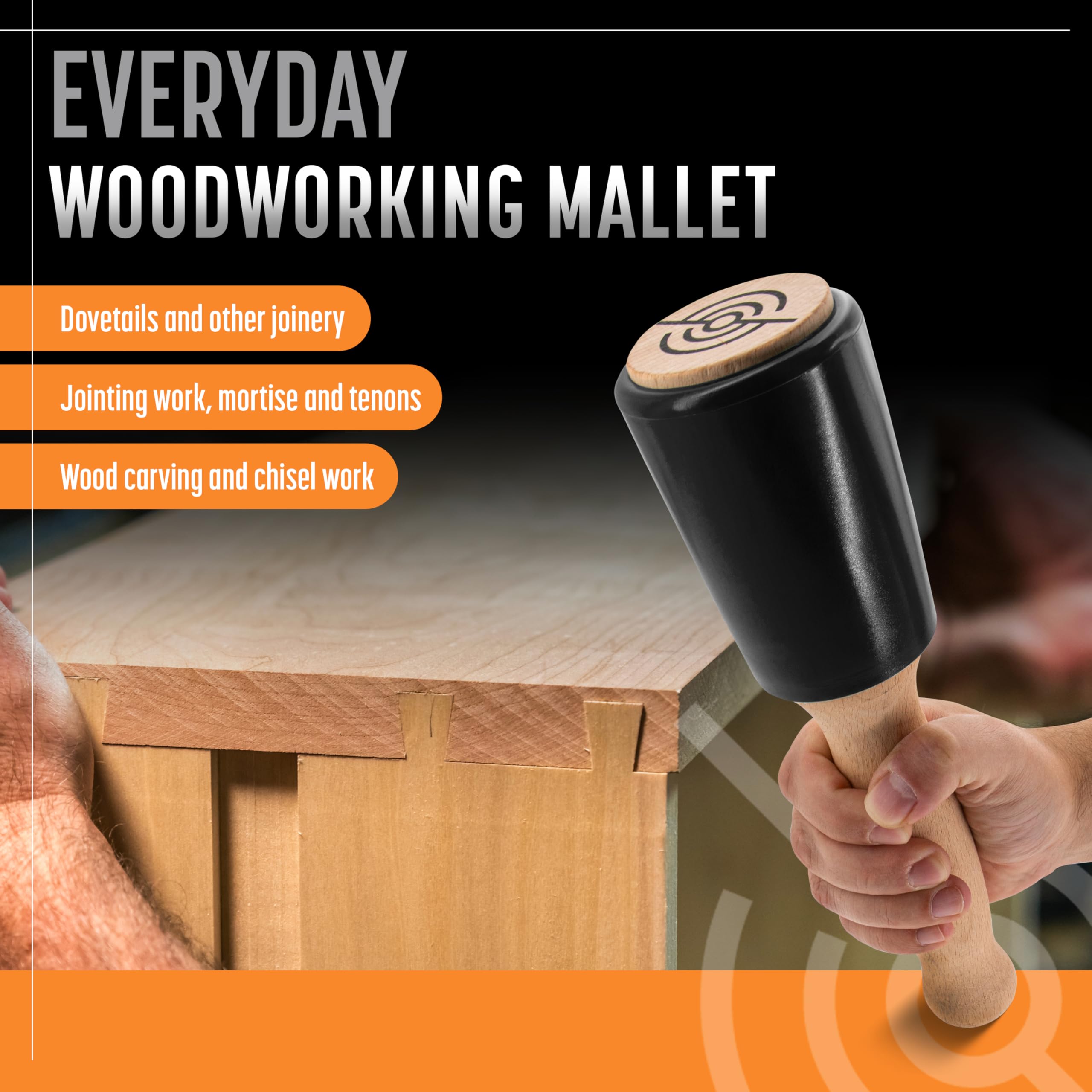 Ergonomic wooden handle reduces fatigue during extended carving sessions