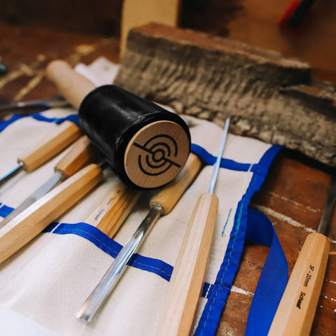 Versatile 15oz mallet suitable for full size chisels and gouges