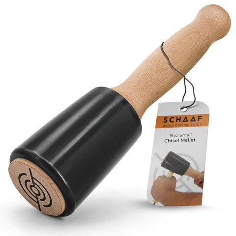 Schaaf Tools precision wood carving mallet 15oz for clean blows
