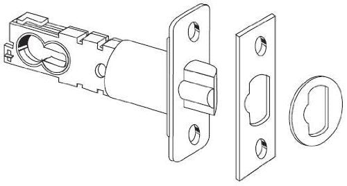 Schlage 16211 deadlatch satin nickel for secure, reliable interior door hardware.