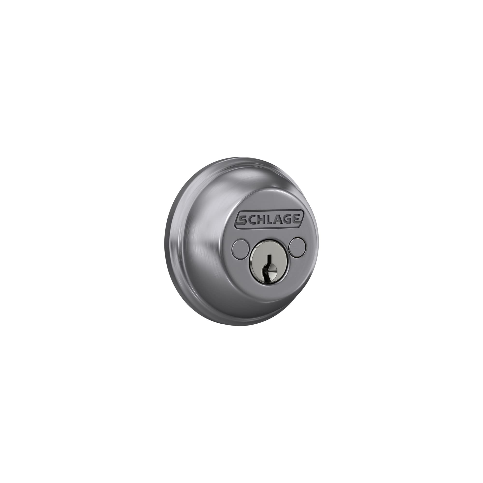 Hardened steel pins prevent drilling and picking with Schlage B62 N 626.