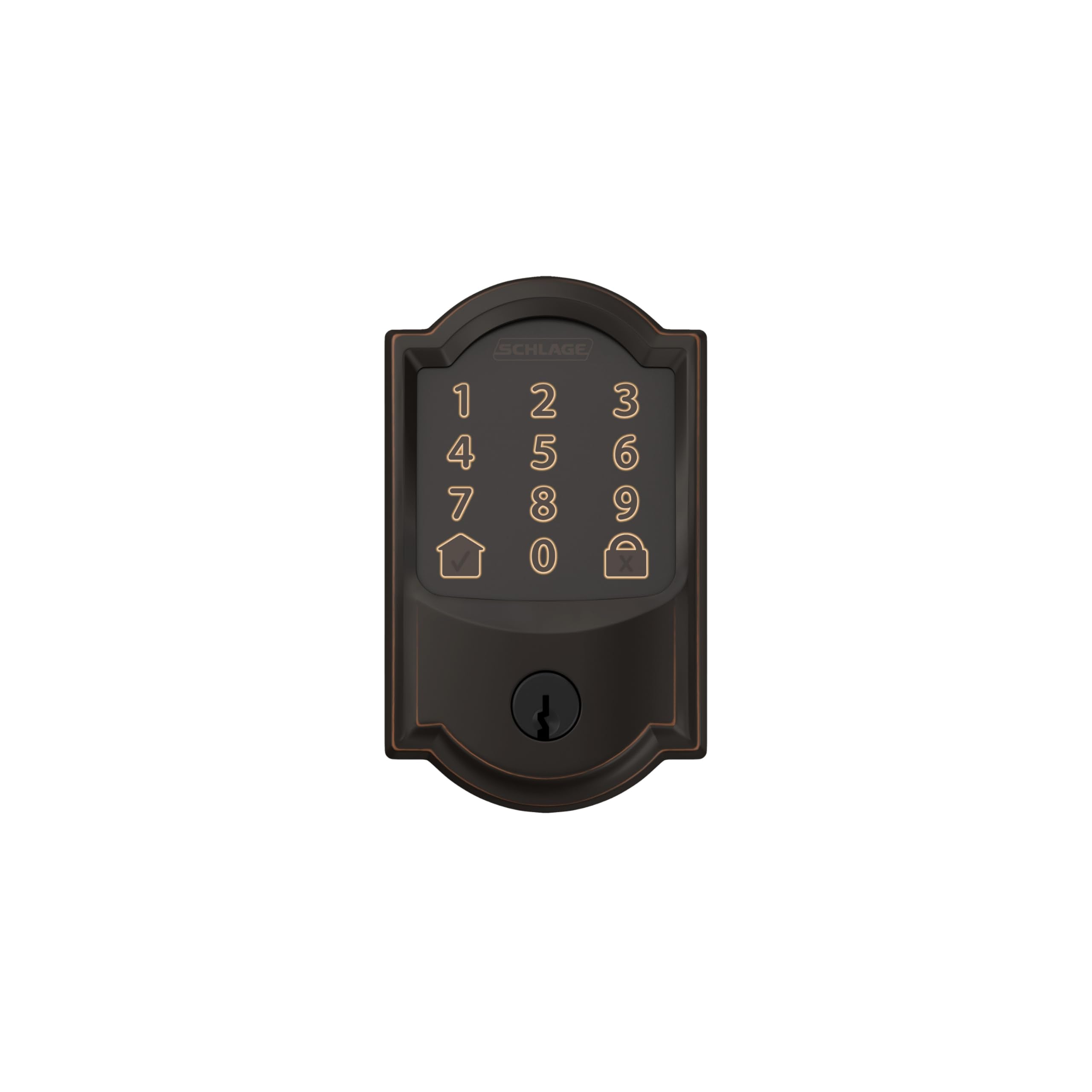 Schlage Encode lock history and notifications shown in app