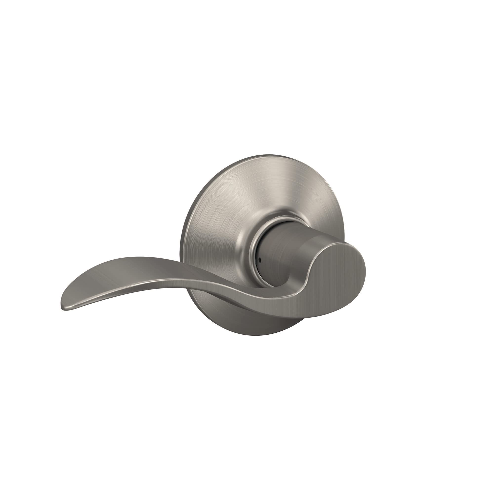 Schlage F10 V ACC 619 accent door lever on hall door with easy passage.