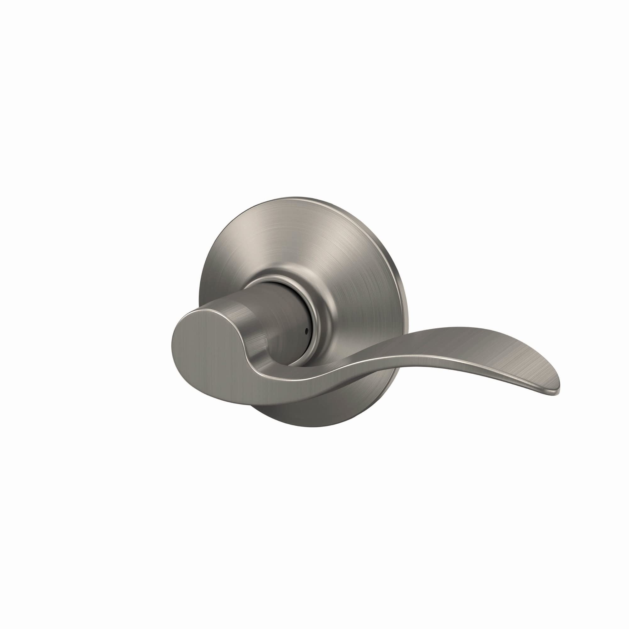 Schlage F10 V ACC 619 field-reversible lever fits both door sides.