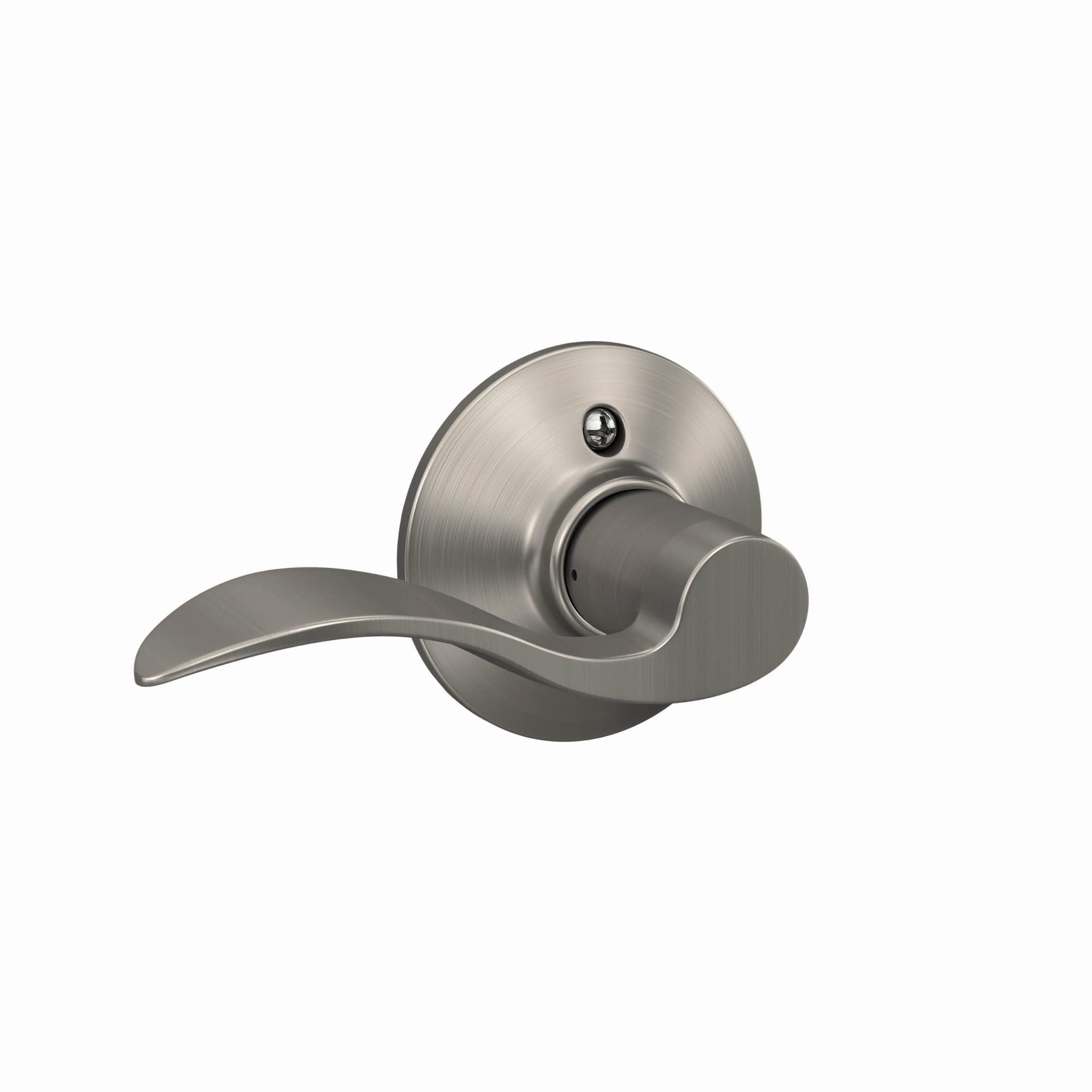 Schlage F10 V ACC 619 interior door hardware for hall and closet.