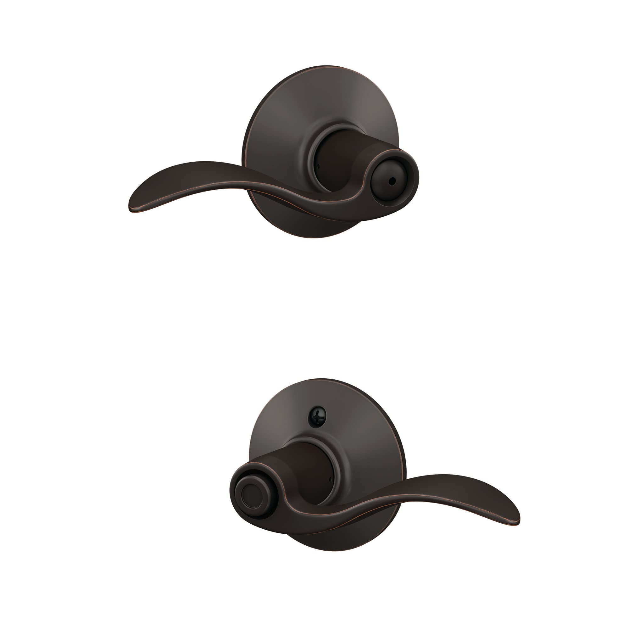 Easy installation with self aligning holes on a standard door