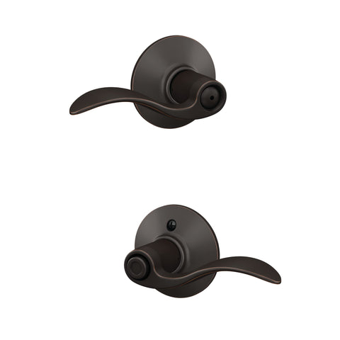 Easy installation with self aligning holes on a standard door