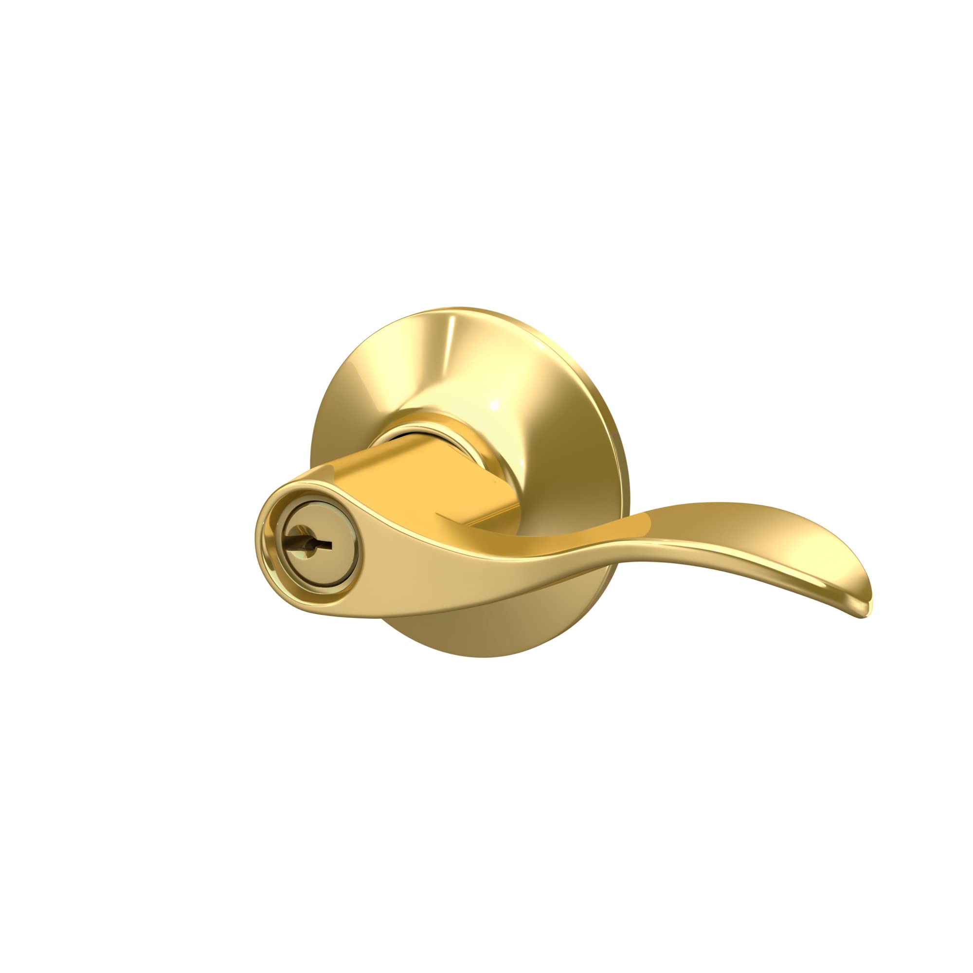 Schlage F51A high-grade lever offers security, durability, and long-lasting finish
