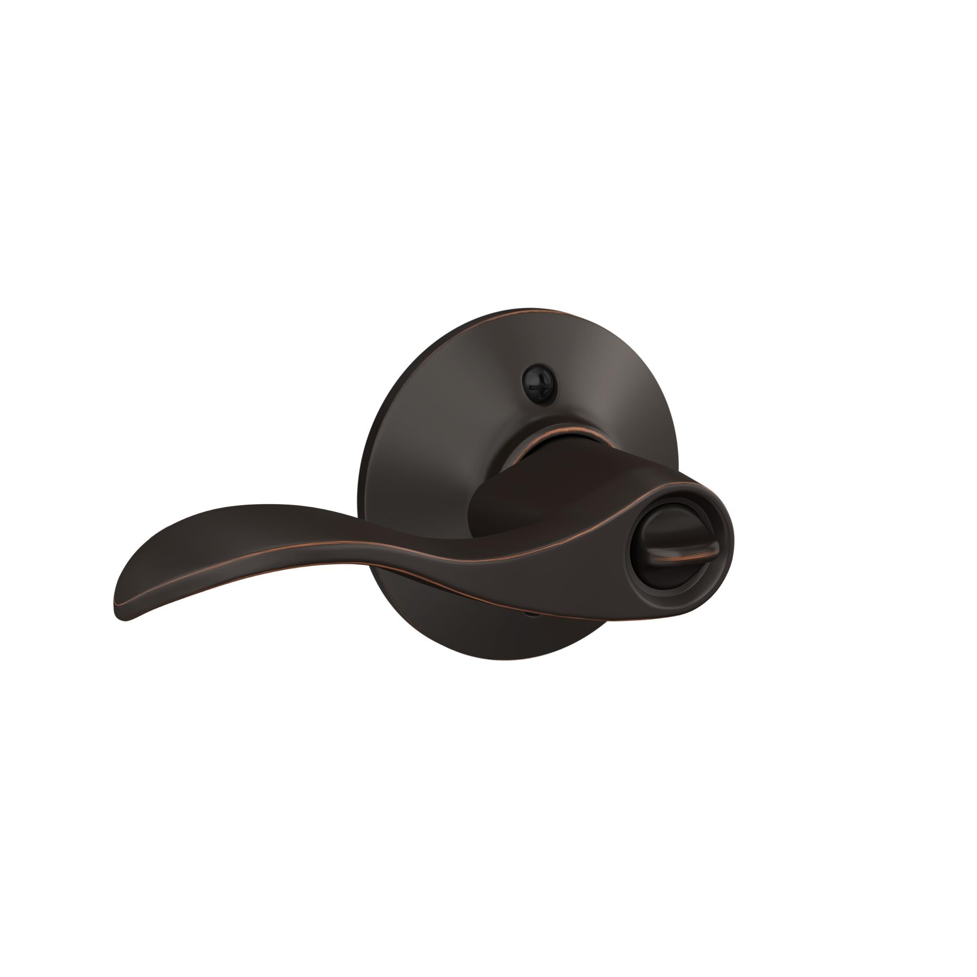 Schlage F51A ACC 716 left-handed mounting option for versatile doors.